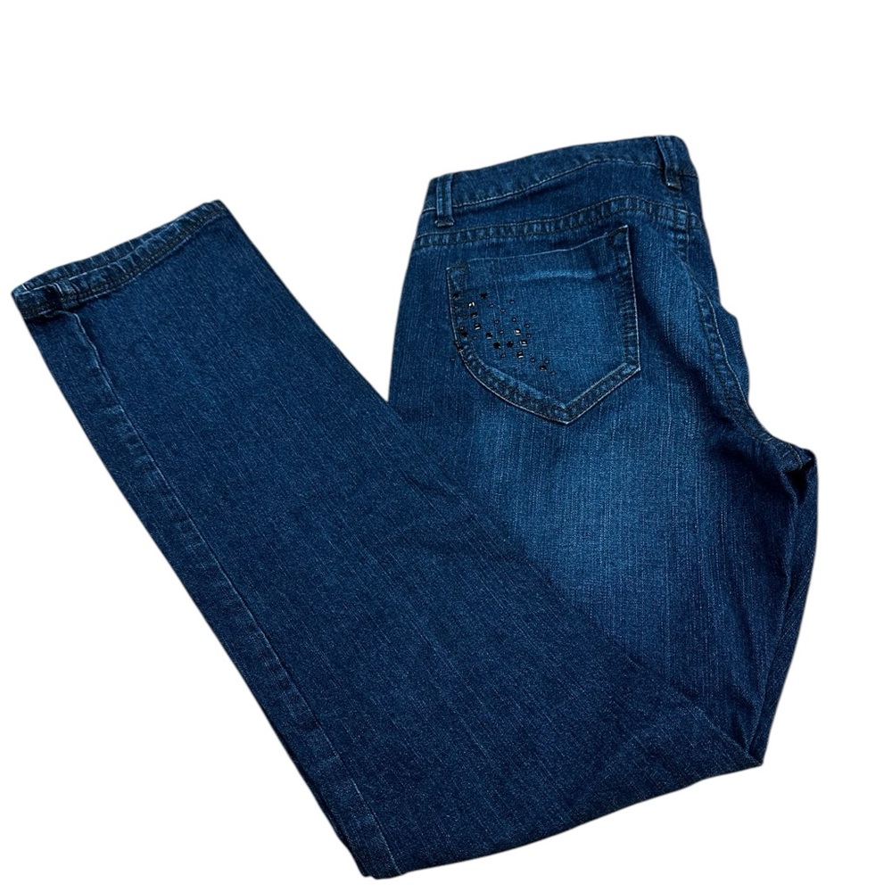 DKNY Jeans size 12 black embellishments on back pocket‎